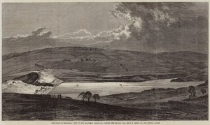 The Flood at Sheffield, View of the Bradfield Reservoir, showing the Broken Dam by Edmund Morison Wimperis
